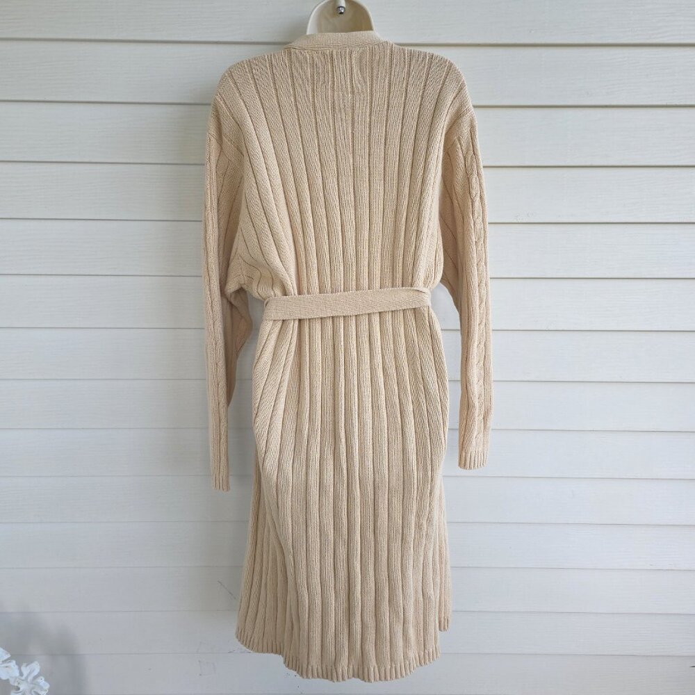 NWT Storybook Knits long cable cardigan knit sweater - Picture 3 of 7